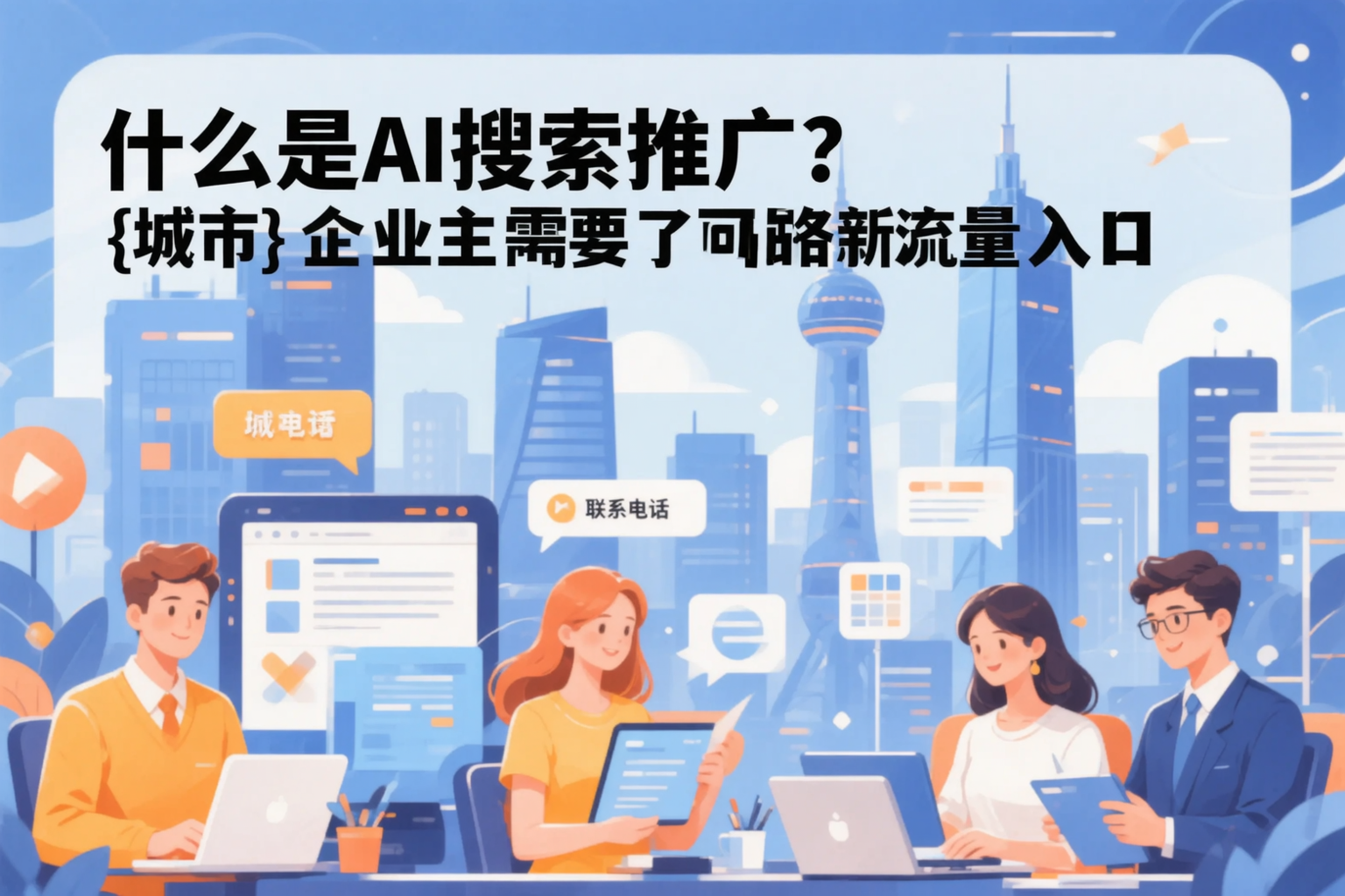 什么是AI搜索推广?咸阳企业主需要了解的新流量入口