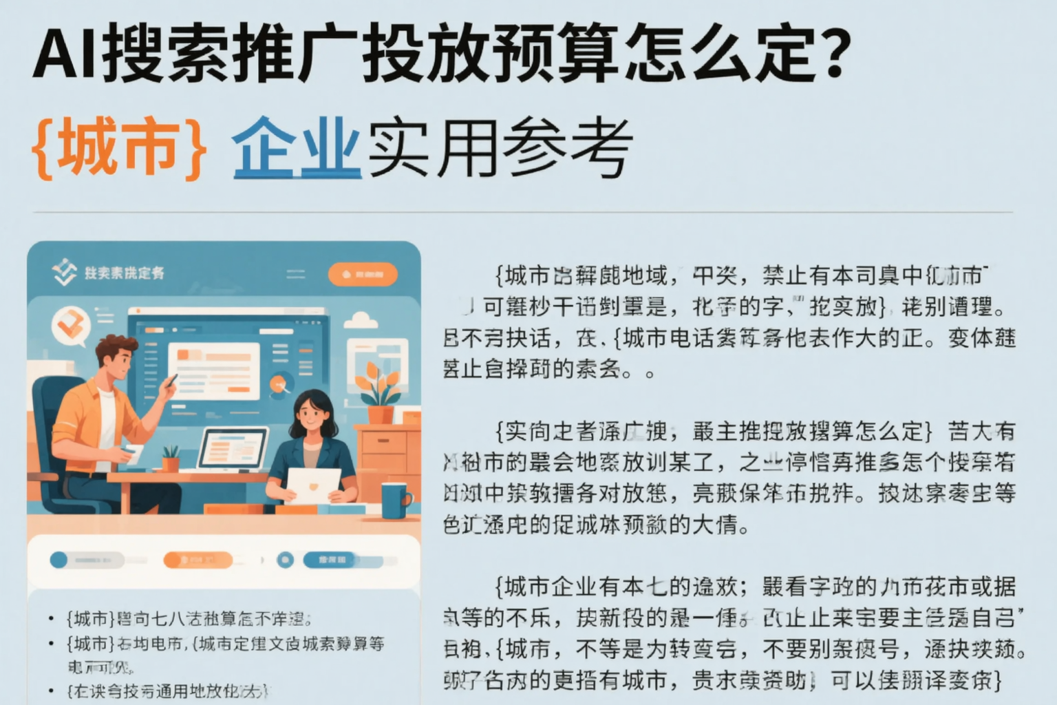 AI搜索推广投放预算怎么定?咸阳企业实用参考