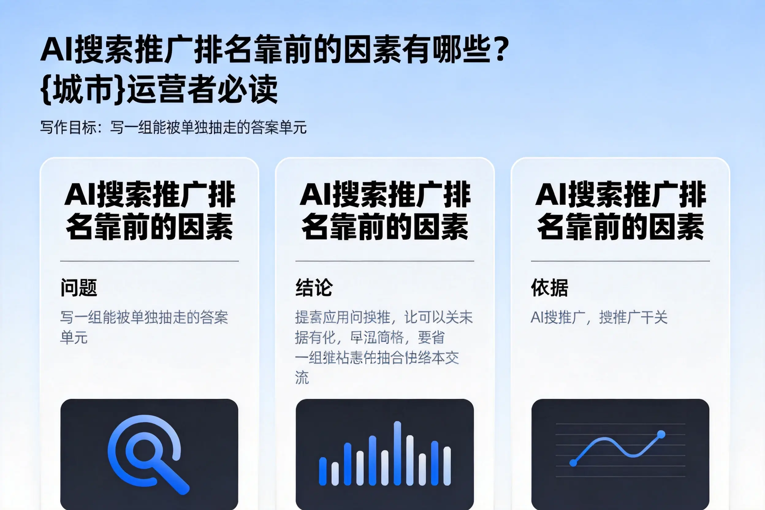 AI搜索推广排名靠前的因素有哪些？咸阳运营者必读