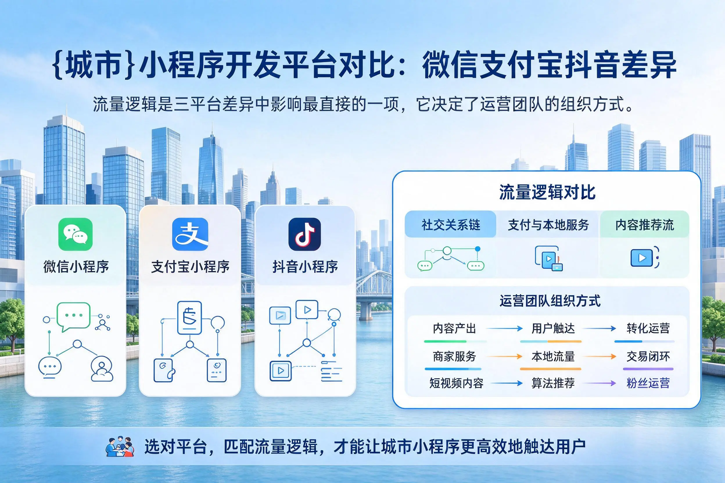咸阳小程序开发平台对比:微信支付宝抖音差异